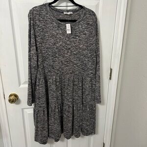 Lou & Grey Charcoal Midi Dress